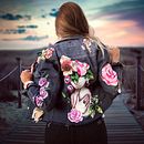 Mi Proyecto Final de pintura y bordado sobre prendas. Embroider, Design, Fashion Design, and Painting project by Florencia Di Marco - 04.18.2020