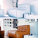 Sofá Ethnicraft N701. 3D, Architecture, Digital Architecture, Interior Architecture, Furniture Design, and Making project by arq_winder_flores - 04.26.2020