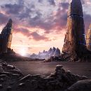 Matte Painting. Un proyecto de Concept Art, Dibujo digital, Ilustración digital, Post-producción fotográfica		 y Retoque fotográfico de Rene Alvarez - 19.04.2020