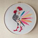 Mi gallo. Bordado projeto de mariette_arancibia - 19.04.2020