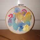 Meu projeto do curso: Técnicas básicas de bordado e aquarela. Projekt z dziedziny  Haft i Malowanie akwarelą użytkownika Lays Caroline - 19.04.2020