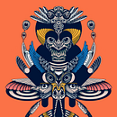 Tottem Pavo real. Un proyecto de Ilustración tradicional de Sebastian Arteaga Martinez - 20.04.2020