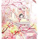 Mi Proyecto del curso: Ilustración en acuarela con influencia japonesa. Desenho, Ilustração tradicional, e Pintura em aquarela projeto de Camila Aoi - 20.04.2020