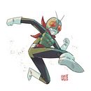 Kamen Rider. Un proyecto de Ilustración tradicional de KIKE J. DÍAZ - 20.04.2020
