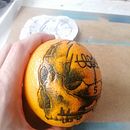 Mi Proyecto del curso: Tatuaje " skull time ". Un projet de Conception de tatouage de Juanma Aerografía - 20.04.2020