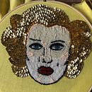 My project in Beaded Embroidery Portraits course. Un projet de Broderie de Ellen Lloyd - 27.04.2020
