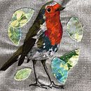 proyecto final/petirrojo.. Un projet de Broderie de Monica Moscoso - 19.04.2020