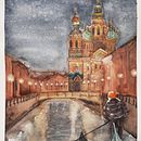 St Pertesnice in watercolor. Un proyecto de Ilustración arquitectónica y Pintura a la acuarela de neptune_planet - 21.04.2020