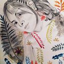 Retrato con lápiz y acuarelas. Un progetto di Disegno a matita e Disegno di ritratti di Laura Arellano - 21.04.2020