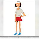 Pruebas personajes. Een project van Ontwerp van personages y Digitale illustratie van huesito ninja - 21.04.2020