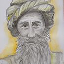 Mi Proyecto del curso: retrato frontal de un anciano hindú. Een project van  Tekening van Valentina Baraquet - 23.04.2020