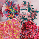 Parches en tul & Espalda de camisa de jean y campera de gabardina - Lanas & mostacillas Ein Projekt aus dem Bereich Stickerei von Evangelina Gangarossa - 29.04.2020