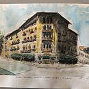My project in Architectural Sketching with Watercolor and Ink course. Watercolor Painting project by Riccardo Pastore - 04.23.2020