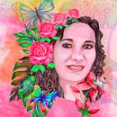 Mi Proyecto del curso: Retrato ilustrado en acuarela. Portrait Drawing project by Laura Beatriz Piedra Monge - 04.23.2020