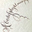 My project in English Calligraphy from A to Z course. Un proyecto de Caligrafía de m_lucaferri - 23.04.2020