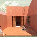 My project in Architectural Visualization Using Digital Collage course. Ilustração arquitetônica projeto de Eleni Anastasia Ntafouli - 23.04.2020