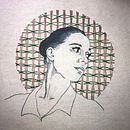 Mi Proyecto del curso: Autorretrato bordado Ein Projekt aus dem Bereich Stickerei und Porträtzeichnung von Aileen Fabre - 23.04.2020