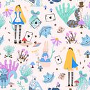Mi Proyecto del curso: Diseño de patrones ilustrados. Traditional illustration, Pattern Design, Digital Illustration, Printing, and Gouache Painting project by Julia Luciano - 04.24.2020