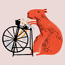 Capivara amoladora. Un progetto di Disegno, Disegno digitale, Illustrazione tradizionale e Illustrazione digitale di Mafalda Maia - 27.03.2020