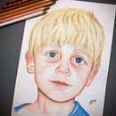 Mi Proyecto del curso:  Retrato realista con lápices de colores. Pencil Drawing, Artistic Drawing, Portrait Drawing, Realistic Drawing, and Art Direction project by Guillermo Ferrer - 04.27.2020
