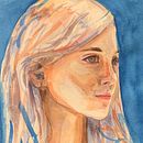 Mi Proyecto del curso: Retrato artístico en acuarela. Pintura em aquarela projeto de Rob V - 27.04.2020