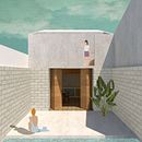 Mi Proyecto del curso: Representación gráfica de proyectos arquitectónicos. 3D, Animação 2D, Animação 3D, Arquitetura, e Colagem projeto de Ivonne Perez - 28.04.2020