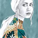 Mi Proyecto del curso: Retrato con lápiz, técnicas de color y Photoshop Ein Projekt aus dem Bereich Bleistiftzeichnung, Traditionelle Illustration, Digitale Illustration, Malerei mit Acr und l von María Piazuelo Herrero - 28.04.2020