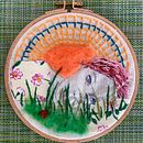 My project in Creation of Embroidered Portraits course. Projekt z dziedziny  Haft użytkownika Jennifer Linderman - 28.04.2020