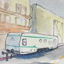 My project in Architectural Sketching with Watercolor and Ink course. Un proyecto de Ilustración arquitectónica y Pintura a la acuarela de tab.jsmith - 28.04.2020