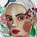 Mi Proyecto del curso: Retrato ilustrado en acuarela.  project by Vanina Alejandra Ghisolfo - 04.28.2020