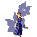 Flora. Character Design, Traditional illustration, and Digital Illustration project by David Agüero Juarez - 04.28.2020