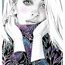 Mi Proyecto del curso: Retrato con lápiz, técnicas de color y Photoshop (Segundo proyecto) Ein Projekt aus dem Bereich Zeichnung, Bleistiftzeichnung, Traditionelle Illustration und Digitale Illustration von María Piazuelo Herrero - 29.04.2020
