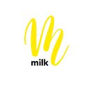 Milk poster. Digital Design, and Digital Lettering project by Ula Julia - 04.29.2020