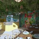 Restaurante Rey Momo, comida de la costa colombiana.  Ein Projekt aus dem Bereich Dekoration von Innenräumen, Retail Design und Innendesign von Alejandra Ramírez - 29.04.2020