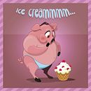Ice Cream!. Traditional illustration, Digital Illustration, and Vector Illustration project by Alberto Lapizero - 04.29.2020