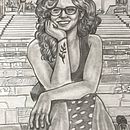 Ju Bonet - Portrait. Een project van  Urban art,  Tekening, Tekening met potlood,  Artistieke tekening,  Portrettekening, Realistische tekening y Traditionele illustratie van Diego Pereira - 29.04.2020