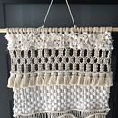 Mi Proyecto del curso: Introducción al macramé: creación de un tapiz decorativo. Un projet de Macramé de ligia17c - 11.05.2020