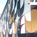 Painel Pássaros. Een project van Architectuur,  Ontwerp, Productontwerp, L y scaping van MICRA arquitetura - 15.05.2017