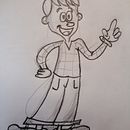 Mi Proyecto del curso: Introducción a la creación de personajes estilo cartoon. Een project van  Tekening van Saul Grijalva Varillas - 02.05.2020