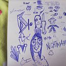 Algunos de mis bocetos (parte 1) Ein Projekt aus dem Bereich Bildende Künste, Skizzenentwurf, Comic, Zeichnung, Bleistiftzeichnung und Design von Figuren von Elena Carballo - 13.03.2020