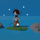 Mi Proyecto del curso: Modelado de personajes low poly para videojuegos . Videogames projeto de Jose Felix Jaquez - 01.05.2020