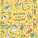 Dibujar es divertido. Children's Illustration project by Angie Juanto - 05.01.2020