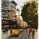 Mi Proyecto del curso: Paisajes urbanos en acuarela. Un progetto di Belle arti di Alexandra Casanova - 03.05.2020