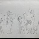 Flea market exercise - Illustration technique. Projekt z dziedziny Trad, c i jna ilustracja użytkownika marinasoareses - 02.05.2020