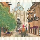Mi Proyecto del curso: Paisajes urbanos en acuarela. Pintura em aquarela projeto de aldo_corona - 02.05.2020