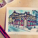 My project in Architectural Sketching with Watercolor and Ink course. Architectural Illustration project by Sabina Lucchin - 05.03.2020