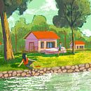 Escapada. Un projet de Illustration traditionnelle, Illustration numérique , et Peinture numérique de Mr. Ramone - 03.05.2020