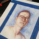 My project in Artistic Portrait with Watercolors course. Un proyecto de Pintura a la acuarela de chowjecky - 04.05.2020