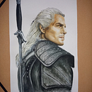 Retrato acuarela . Pictură în acuarelă de Juaris Al-Nelia - 05.04.2020