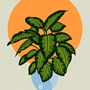 Comigo ninguém pode. Ilustração botânica e Ilustração digital projeto de Ellen Moura - 01.05.2020